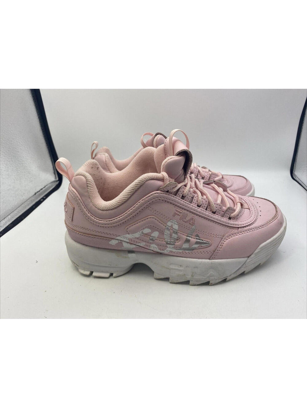 Fila Fila Disruptor II   Pink Trainers Shoes UK 5.5 EU38 Girls Sneakers